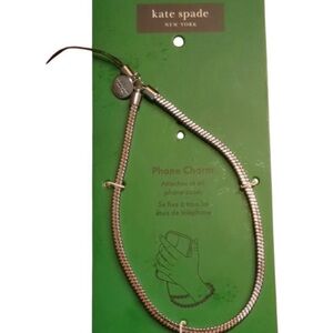 Kate Spade Silver Phone Charm Bracelet